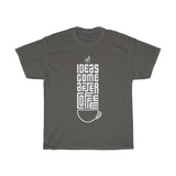 Ideas Come After Coffee - Comfy Unisex T-shirt | Purr-fect Brews