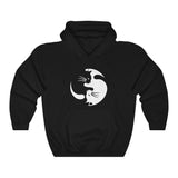 Yin and Yang - Unisex Hooded Sweatshirt | Purr-fect Brews