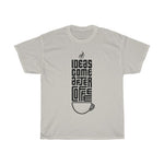 Ideas Come After Coffee - Comfy Unisex T-shirt | Purr-fect Brews