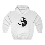 Yin and Yang - Unisex Hooded Sweatshirt | Purr-fect Brews