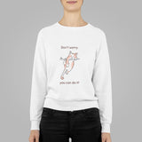 Don't Worry You Can Do It - Unisex Crewneck Sweatshirt - Purr-fect Brews