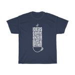 Ideas Come After Coffee - Comfy Unisex T-shirt | Purr-fect Brews