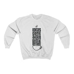 Ideas Come After Coffee - Unisex Crewneck Sweatshirt - Purr-fect Brews