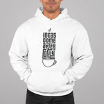 Ideas Come After Coffee - Unisex Hooded Sweatshirt - Purr-fect Brews