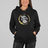 Life Begins After Coffee - Unisex Hooded Sweatshirt - Purr-fect Brews