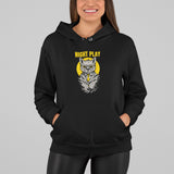 Mafia Cat Night Play - Unisex Hooded Sweatshirt - Purr-fect Brews