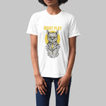 Mafia Cat Night Play - Unisex T-shirt - Purr-fect Brews