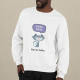 Meow (Give me Coffee) - Unisex Crewneck Sweatshirt - Purr-fect Brews