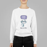 Meow (Give me Coffee) - Unisex Crewneck Sweatshirt - Purr-fect Brews