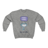 Meow (Give me Coffee) - Unisex Crewneck Sweatshirt - Purr-fect Brews