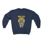 Night Play - Unisex Crewneck Sweatshirt - Purr-fect Brews