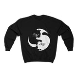 Yin and Yang - Unisex Crewneck Sweatshirt - Purr-fect Brews