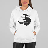 Yin and Yang - Unisex Hooded Sweatshirt - Purr-fect Brews