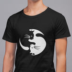 Yin and Yang - Unisex T-Shirt - Purr-fect Brews