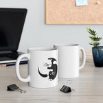 Yin and Yang - White Mug - Purr-fect Brews