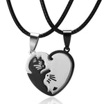 Yin Yang Cat Pendant Necklace - Purr-fect Brews
