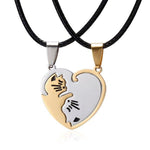 Yin Yang Cat Pendant Necklace - Purr-fect Brews